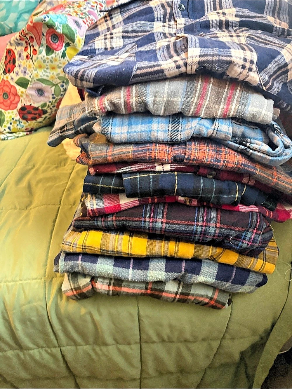 Plaid Button Down Shirt Bundle